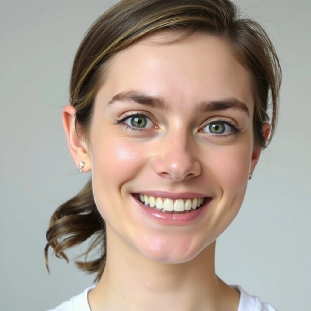 A person smiling confidently, with clear, healthy skin, conveying a sense of improved self-esteem and well-being.